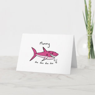 Der Tag Mamahaifisch Mutter Karte