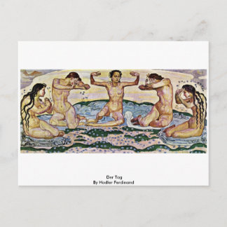 Der Tag von Hodler Ferdinand Postkarte