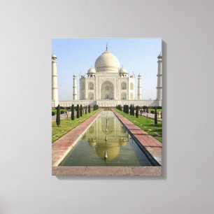 Der Taj Mahal, Agra, Uttar Pradesh, Indien, Leinwanddruck