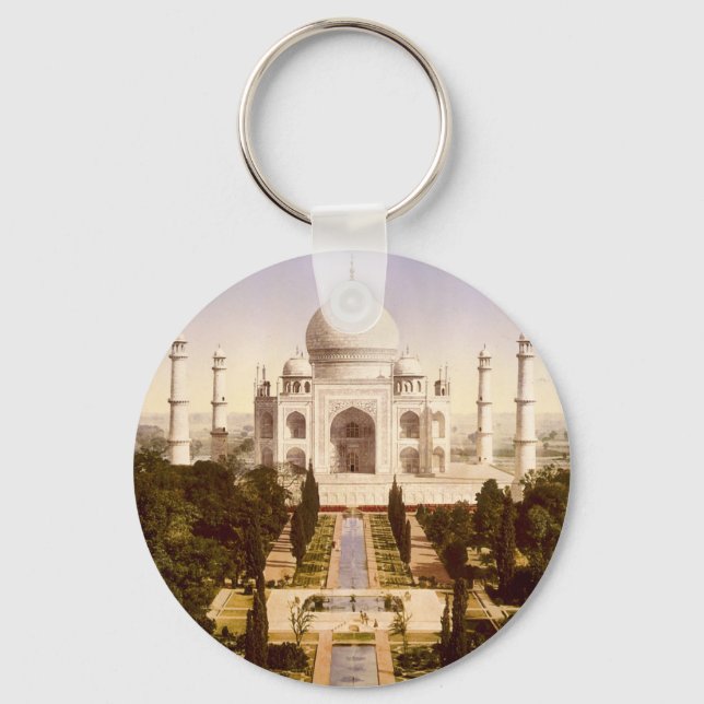 Der Taj Mahal in Agra Indien Schlüsselanhänger (Vorderseite)