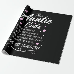 Der Tante-Code Geschenkpapier