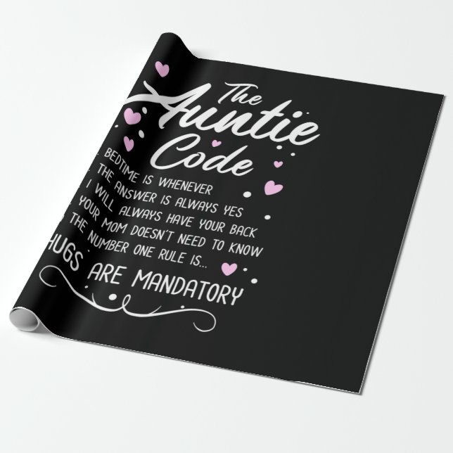 Der Tante-Code Geschenkpapier (Ungerollt)