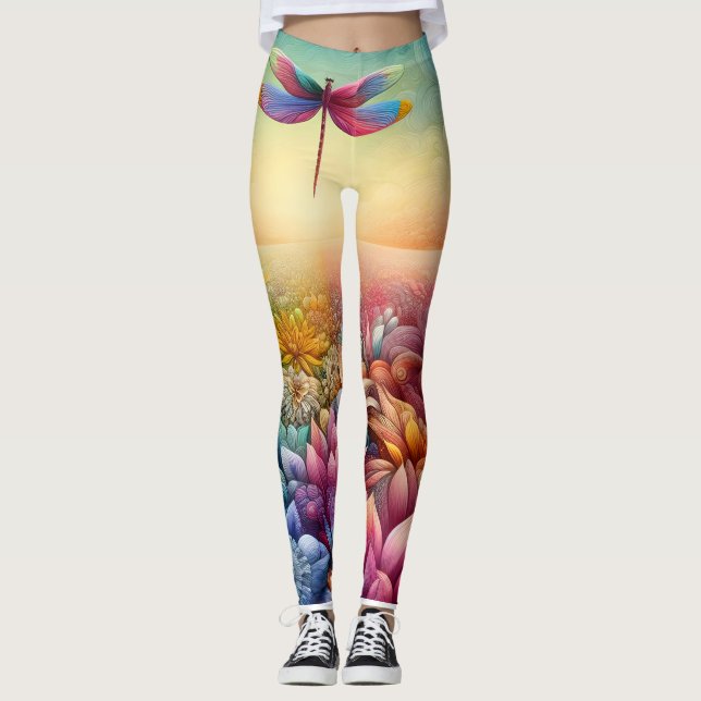 Der Tanz der Dragonfly Leggings (Vorderseite)