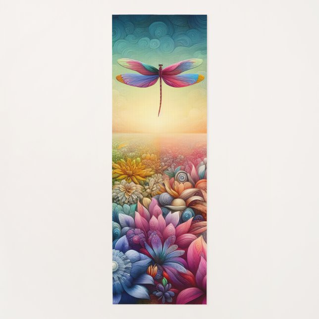 Der Tanz der Dragonfly Yogamatte (Vorderseite)