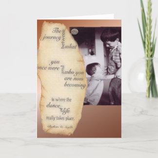 Der Tanz der Leben-Gruß-Karte Karte