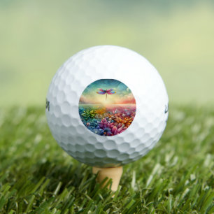 Der Tanz der wiederverwendbaren Libelle der Libell Golfball
