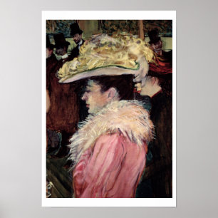 Der Tanz des Roten: Details eines eleganten Poster