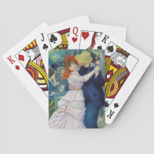 Der Tanz in Bougival von Pierre-Auguste Renoir Spielkarten