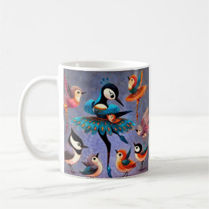 Der tanzende Pfau Kaffeetasse