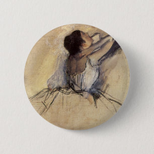 Der Tänzer von Edgar Degas, Vintage Ballerina Kuns Button
