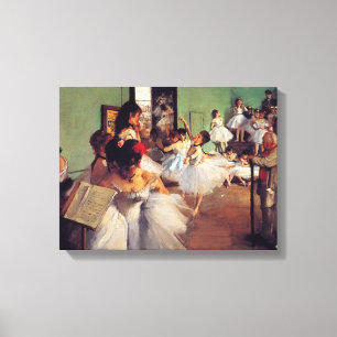 Der Tanzunterricht von Edgar Degas Leinwanddruck