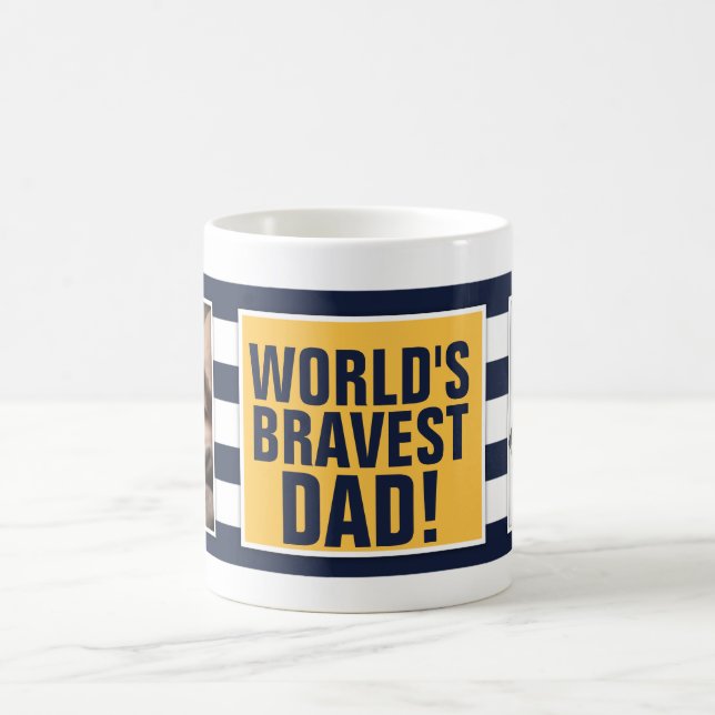Der tapferste Vater der Welt - Vatertag Kaffeetasse (Mittel)