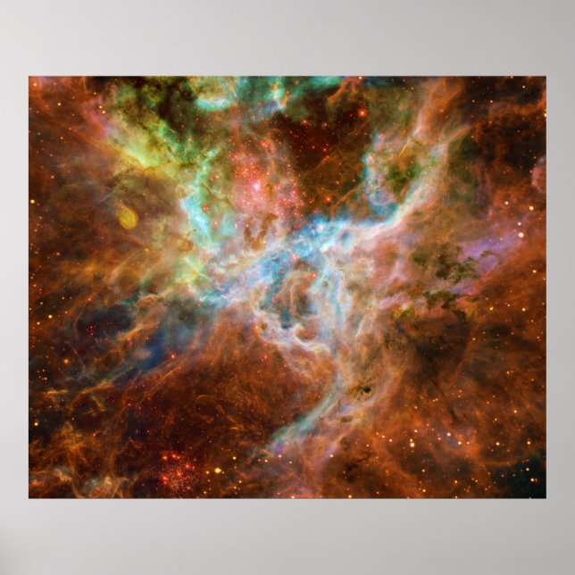 Der Tarantula-Nebel 30 Doradus NGC 2070 Poster (Vorne)