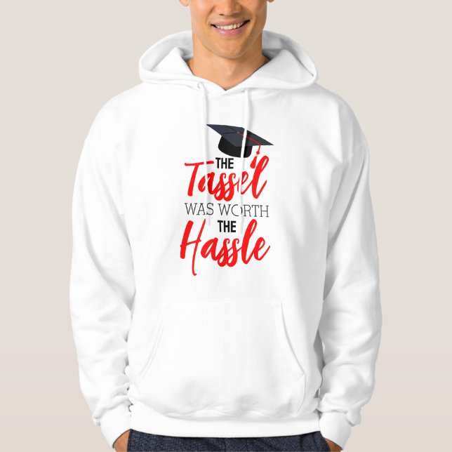 Der Tassel war den problemlosen Hoodie wert (Vorderseite)