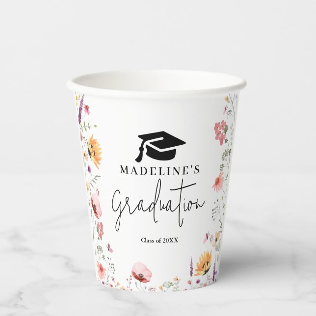 Der Tassel wert den problemlosen Abschluss der Wil Pappbecher (Vorderseite)