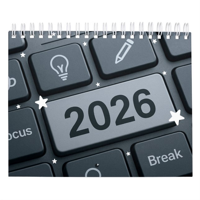 Der Tastaturkalender 2026 — mit jeder Kennzahl Kalender (Titelbild)