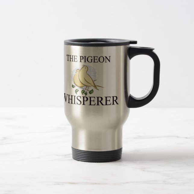 Der TaubeWhisperer Reisebecher (Rechts)
