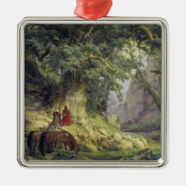 Der tausendjährige Eichenbaum (von Karl Lessing) Ornament Aus Metall