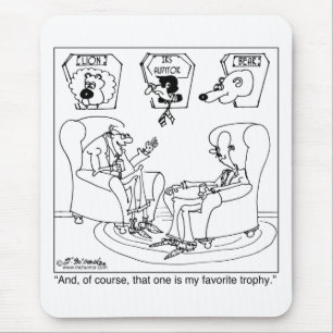 Der Taxidermist u. der IRS-Wirtschaftsprüfer Mousepad