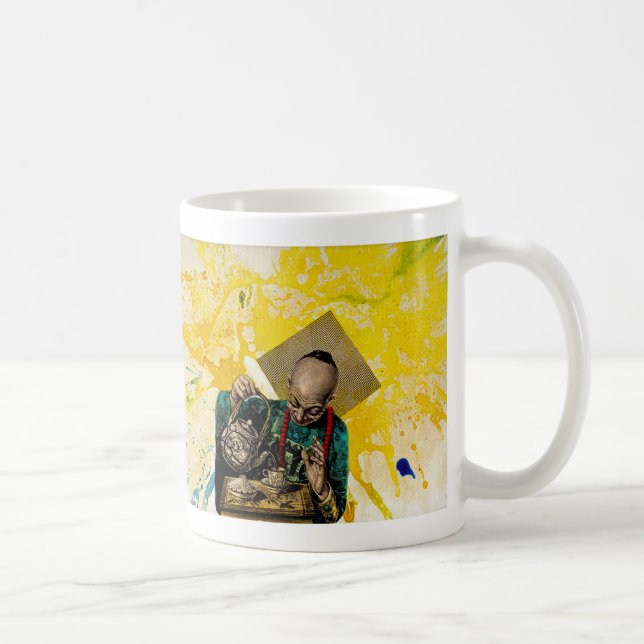 Der Tea Man von Michael Moffa Kaffeetasse (Rechts)