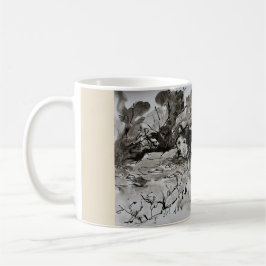 Der Tee-Kaffee-Tasse des Hundeliebhabers, heisere Kaffeetasse