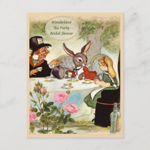 Der Tee-Party-Brautparty des wütenden Hutmachers Einladung