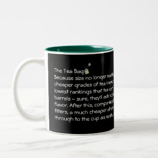 Der Teebeutel Zweifarbige Tasse
