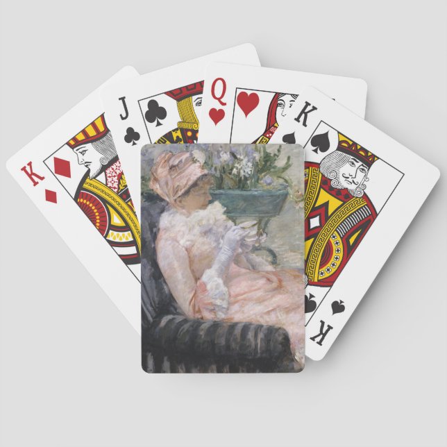 Der Teecup | Mary Cassatt Spielkarten (Rückseite)