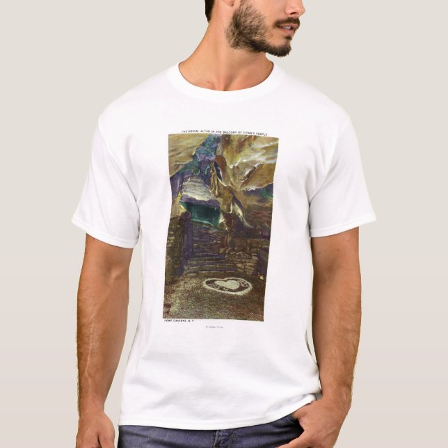 Der Tempel-Balkon-Ansicht des Titanen vom Braut T-Shirt (Vorderseite)