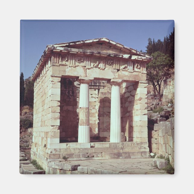 Der Tempel der Schätze der Athener Magnet (Vorne)