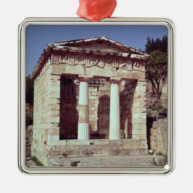 Der Tempel der Schätze der Athenians Ornament Aus Metall (Vorne)