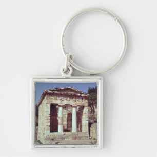 Der Tempel der Schätze der Athenians Schlüsselanhänger