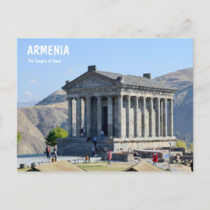 Der Tempel von Garni in Armenien Postkarte