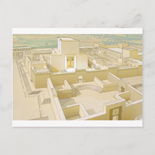 Der Tempel von Jerusalem Postkarte