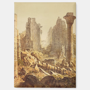 Der Tempel von Karnak in Ägypten Magnet