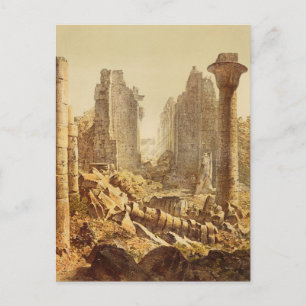 Der Tempel von Karnak in Ägypten Postkarte