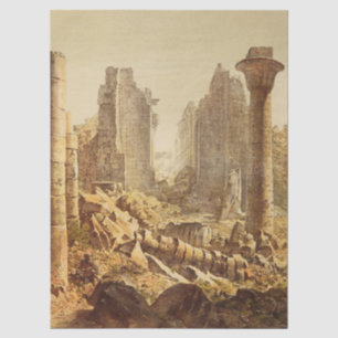 Der Tempel von Karnak in Ägypten Seidenpapier