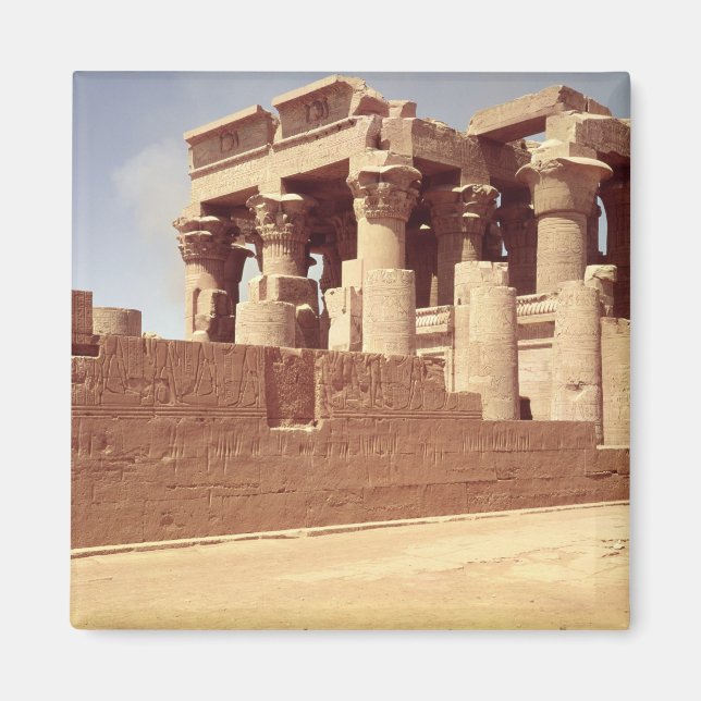 Der Tempel von Sobek und Haroeris Magnet (Vorne)