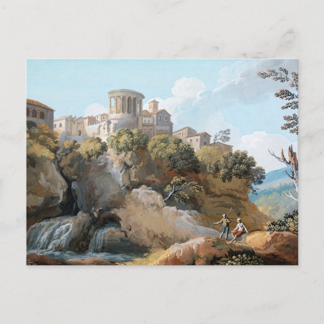 Der Tempel von Vesta | Giovanni Battista Busiri Postkarte (Vorderseite)