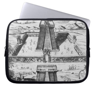 Der Templo Bürgermeister bei Tenochtitlan Laptopschutzhülle