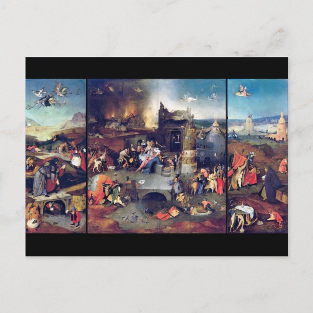 Der Tempo von Saint Anthony, Bosch Postkarte (Vorderseite)