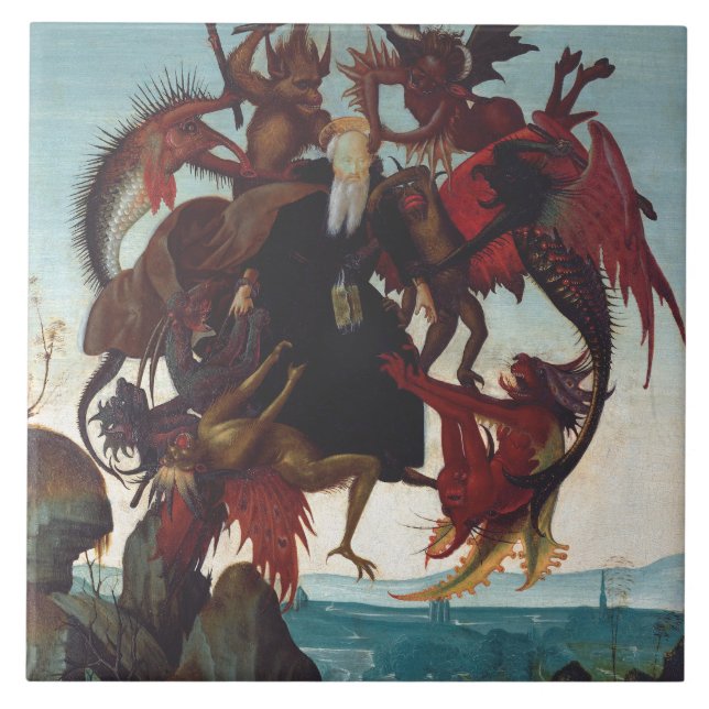 Der Tempo von Saint Anthony von Michelangelo Fliese (Vorderseite)
