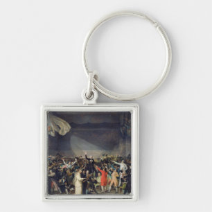 Der Tennisplatz-Eid 1791 am 20. Juni 1789 Schlüsselanhänger