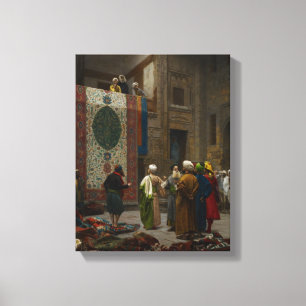 Der Teppich-Kaufmann, c.1887 (Öl auf Leinwand) Leinwanddruck