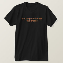 Der Teppich passt T-Shirt