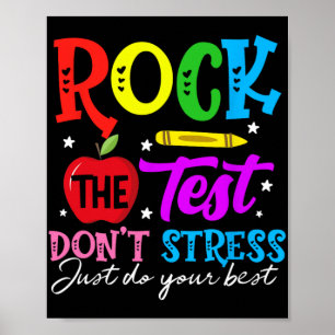 Der Test macht nicht nur deinen besten Lehrer aus. Poster