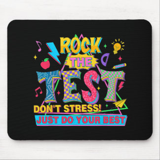 Der Test macht nicht nur Stress, sondern macht auc Mousepad