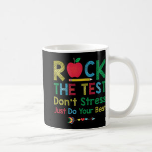 Der Test nicht Stress nur am besten lustige Lehrer Kaffeetasse