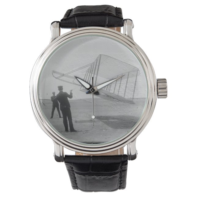 Der Testflug der Gebrüder Wright Armbanduhr (Vorderseite)