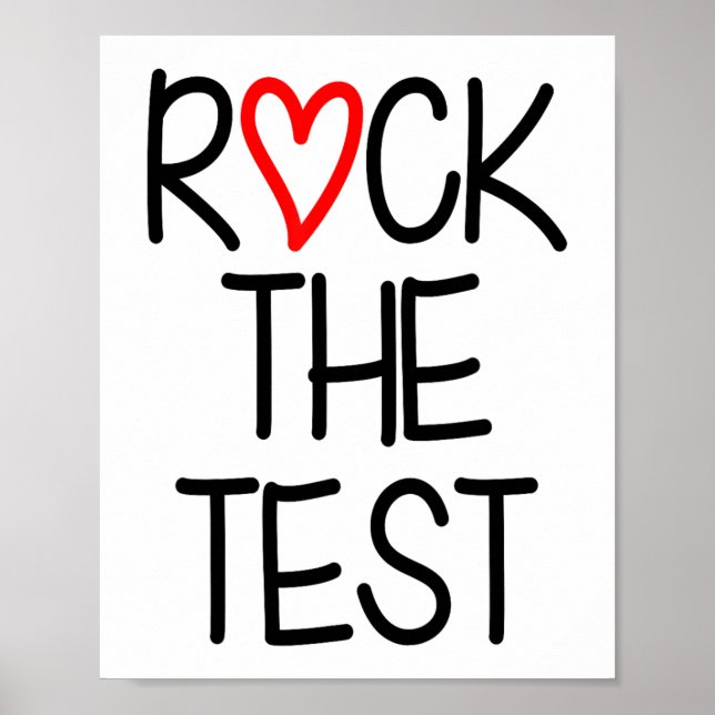 Der Testtag des Testlehrers: Funny Teache Poster (Vorne)